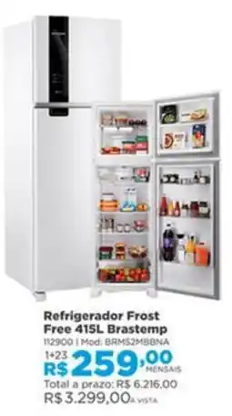 Lojas Solar Refrigerador Frost Free Brastemp oferta