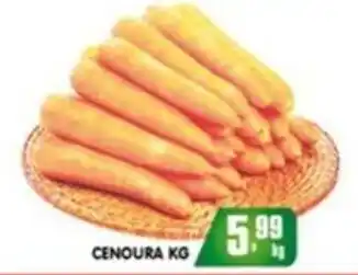 Higa's Supermercado cenoura kg oferta