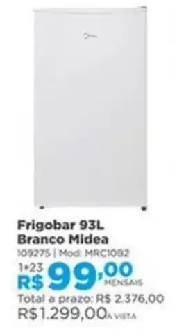 Lojas Solar Frigobar 93L Branco Midea oferta