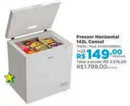 Lojas Solar Freezer Horizontal 142L Consul oferta