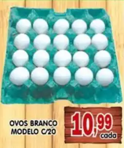 Higa's Supermercado ovos branco modelo c/20 oferta