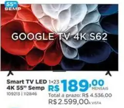 Lojas Solar Google tv 4k s62 oferta
