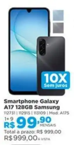 Lojas Solar smartphone galaxy a17 128gb samsung oferta