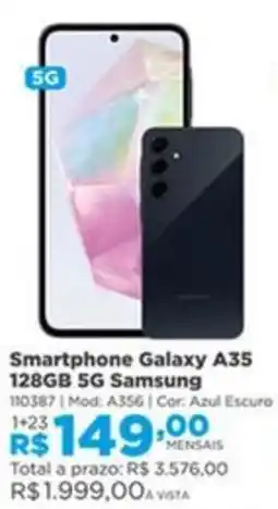 Lojas Solar Smartphone galaxy a35 128gb 5g samsung oferta
