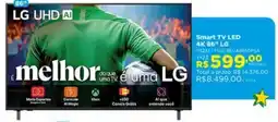 Lojas Solar Smart TV LED 4K 86" LG oferta