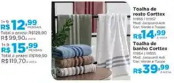 Lojas Solar Toalha de rosto Corttex oferta