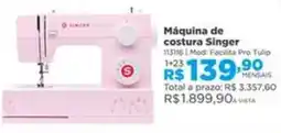 Lojas Solar Máquina de costura singer oferta