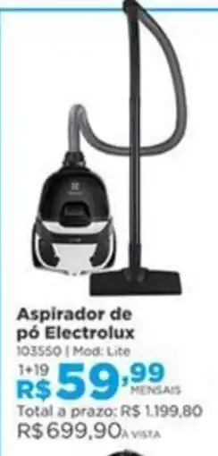 Lojas Solar Aspirador de pó Electrolux oferta