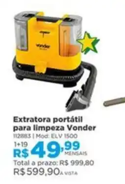 Lojas Solar Extratora portátil para limpeza Vonder oferta