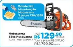 Lojas Solar Motosserra 38cc Husqvarna oferta