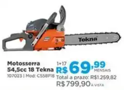 Lojas Solar Motosserra 54,5cc 18 Tekna oferta