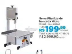 Lojas Solar Serra Fita fixa de bancada Hidro oferta