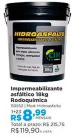 Lojas Solar Impermeabilizante asfáltico oferta