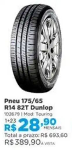 Lojas Solar Pneu 175/65 R14 82T Dunlop oferta