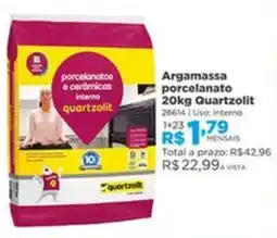 Lojas Solar Argamassa porcelanato interno oferta