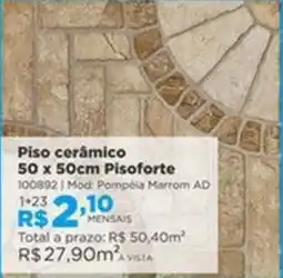 Lojas Solar Piso cerâmico Pisoforte oferta