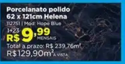 Lojas Solar Porcelanato polido helena oferta