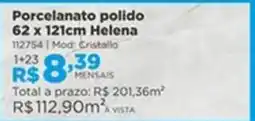 Lojas Solar Porcelanato polido helena oferta