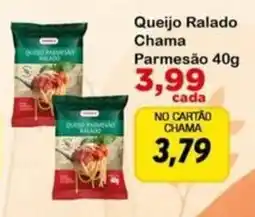 Chama Supermercados Queijo Ralado Chama Parmesão oferta
