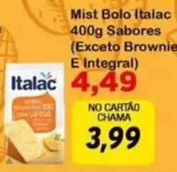 Chama Supermercados Mist Bolo Italac oferta