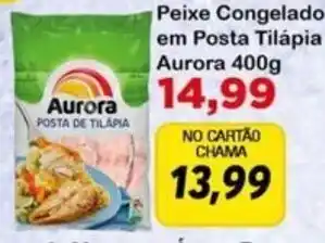 Chama Supermercados Peixe congelado em posta tilápia oferta