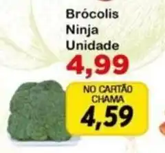 Chama Supermercados Brócolis Ninja oferta