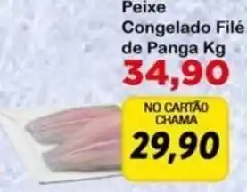 Chama Supermercados Peixe Congelado Filé de Panga oferta