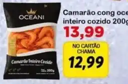 Chama Supermercados Camarão inteiro cozido oferta