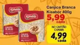 Chama Supermercados Canjica branca kisabor oferta