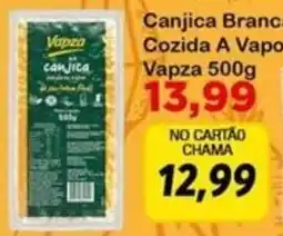 Chama Supermercados Canjica branca cozida a vapor oferta