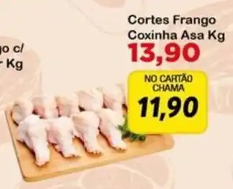 Chama Supermercados Cortes Frango Coxinha Asa oferta