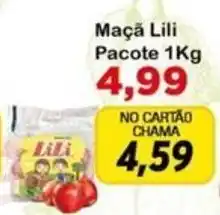 Chama Supermercados Maçã lili oferta