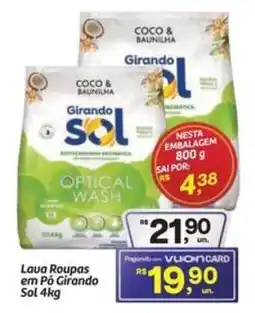 Fort Atacadista Lava Roupas em Pó Girando Sol 4kg oferta
