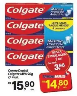 Fort Atacadista Creme Dental Colgate MPA 90g oferta