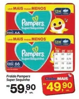 Fort Atacadista Fralda Pampers Super Sequinha oferta