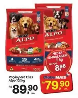 Fort Atacadista Ração para Cães Alpo 10,1kg oferta