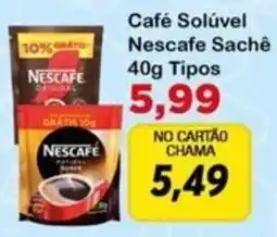 Chama Supermercados Café Solúvel Nescafe Sachê oferta