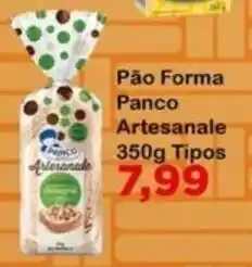 Chama Supermercados Pão Forma Panco Artesanale oferta