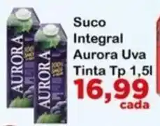 Chama Supermercados Suco integral aurora uva tinta oferta