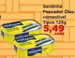 Chama Supermercados Sardinha Pescador Óleo comestível oferta
