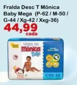 Chama Supermercados Fralda Desc T Mônica Baby Mega oferta