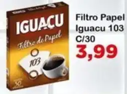 Chama Supermercados Filtro de papel iguacu 103 oferta