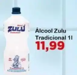 Chama Supermercados álcool zulu tradicional 1l oferta