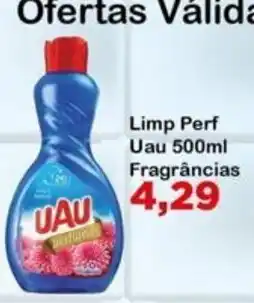 Chama Supermercados Limp Perf Uau fragrâncias oferta