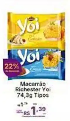 Super Lagoa Macarrão Richester Yoi oferta