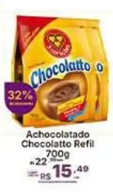 Super Lagoa Achocolatado Chocolatto Refil oferta
