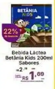 Super Lagoa Bebida Láctea Betânia Kids Sabores oferta