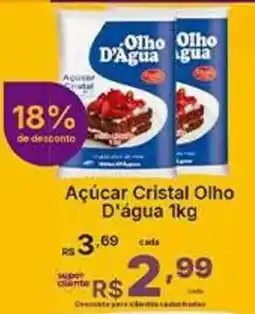 Super Lagoa Açúcar Cristal Olho D'água oferta