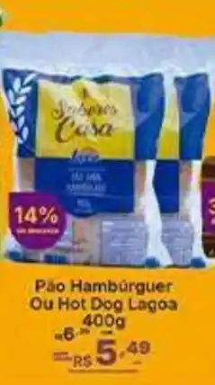 Super Lagoa Pão Hamburguer Ou Hot Dog Lagoa oferta