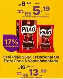 Super Lagoa Café Pilão 250g Tradicional Ou Extra Forte à Vacuo/almofada oferta